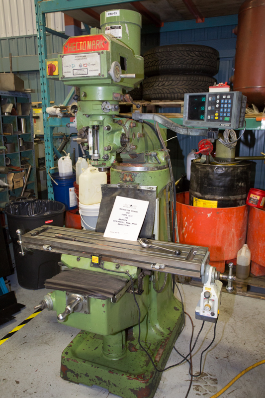 JIH FONG (HECTOMARK) MILLING MACHINE MOD. JF153V, 42" X 9" TABLE, 3HP