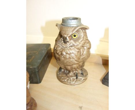 William Whiteley Owl Lamp Base , Box , Glass Egg etc