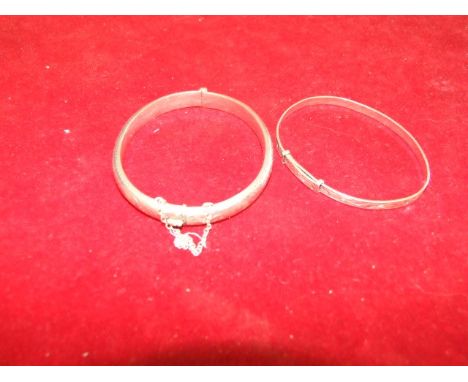 2 silver bangles 16 grams