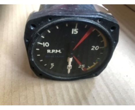Smiths Helicopter Tachometer KTF 1608 K &amp; turn and slip indicator  EUP-46M