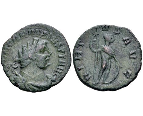 Carausius BI Radiate. London, no mintmark, AD 287-290. IMP CARAVSIVS P F AVG, radiate, draped and cuirassed bust right / VIR-