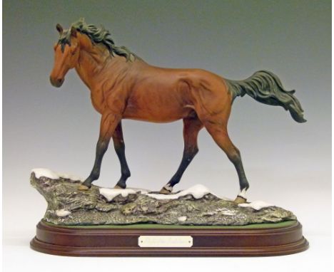 Royal Doulton limited edition figure of a horse - Flight Of The Trakehner, designed by Graham Tongue, No.403/1500, 31cm high,