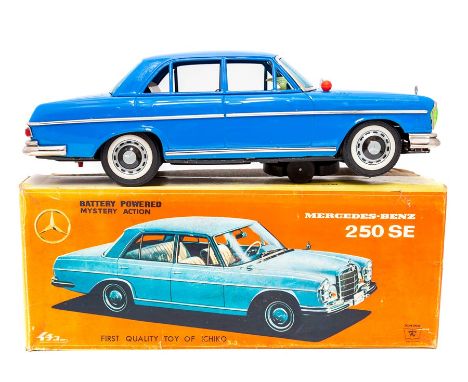 Ichiko: A boxed Japanese tinplate, battery operated large scale, Mercedes 250SE, fully working.