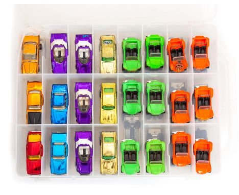 Diecast: A carry case containing forty eight vehicles including: Corgi Rockets, James Bond 007 Spectre Mercedes, Ford Escort 