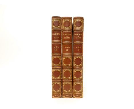 Charlotte Bronte: 'Jane Eyre. An Autobiography. Edited by Currer Bell', FIRST EDITION, London, Smith, Elder &amp; Co, 1847, 1