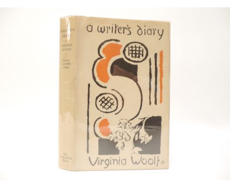 Virginia Woolf: 'A Writer's Diary', London, The Hogarth Press, 1953, 1st edition, original cloth gilt, dust wrapper (by Vanes
