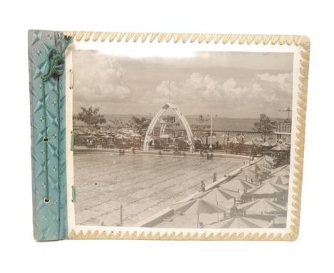 RAF Seletar Singapore, an album containing various photos and items of ephemera circa 1955-56, including RAF Cinema Corporati