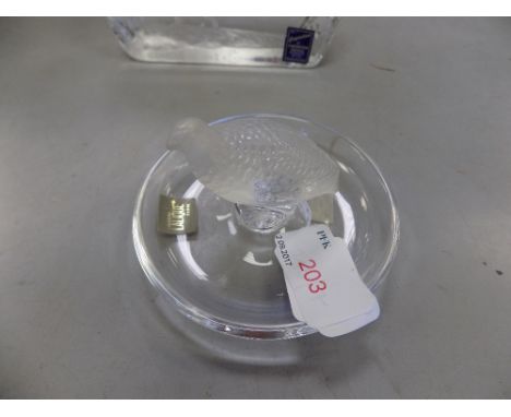 Lalique Grouse ring dish