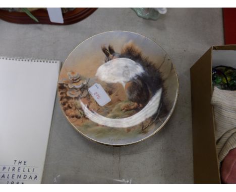 4 Wall Plaques from Royal Worcester series of Thorburn's Mammals from Natural History Museum