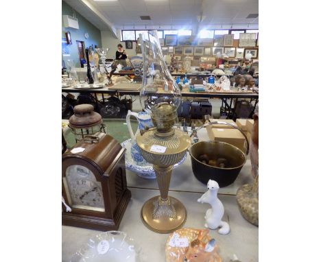 Brass oil lamp