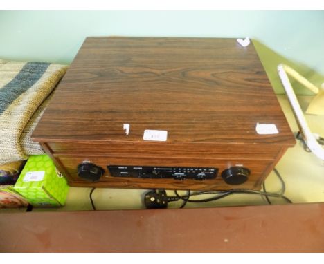 Vintage design radio tuner/record player