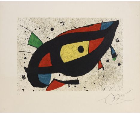 Joan Miró (Spanish, 1893-1983)Joan Miró. Pintura (Mourlot 1163) Lithograph in colours, 1978, on wove paper, signed and inscri