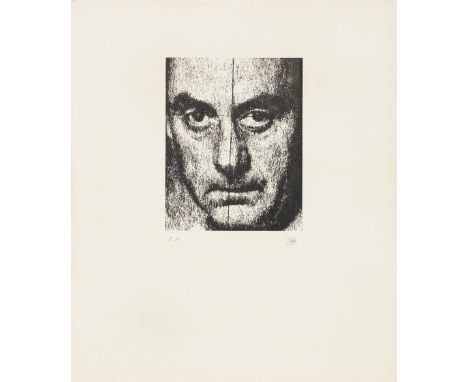 Man Ray (American, 1890-1976)Autoportrait (Self Portrait) (Anselmino 101) Lithograph, 1972, on wove paper, signed with the ar