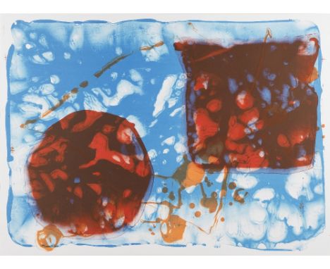 Patrick Heron (British, 1920-1999)Anniversary Print Lithograph  in colours, 1998, on Somerset wove paper, a proof aside from 