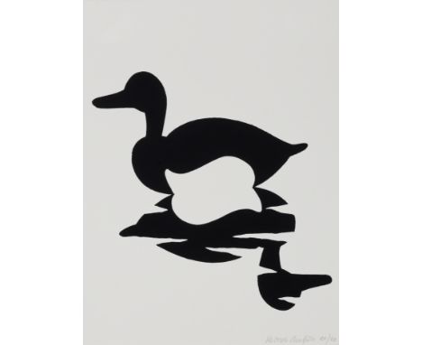 Patrick Caulfield R.A. (British, 1936-2005)Duck, from Nine London Birds (Cristea 84) Screenprint, 1994, on wove paper, signed