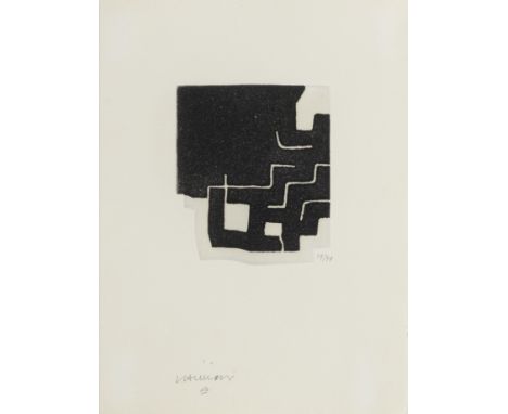 Eduardo Chillida (Spanish, 1924-2002)Plate IV, from Charles Racine: Le sujet est la clairière de son corps (Koelen 75010) Aqu