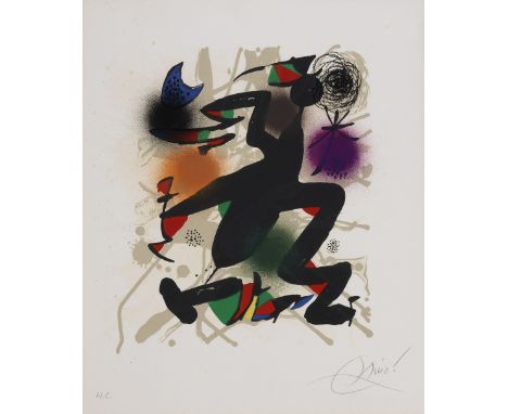 Joan Miró (Spanish, 1893-1983)Joan Miró Lithographs III (Mourlot 1116) Lithograph in colours, 1977, on wove paper, signed and