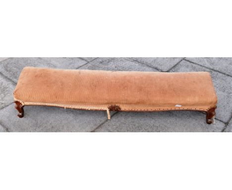HEARTH STOOL, in rectangular form, 20cm x 123cm x 30cm