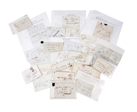 Postal History, mostly first half 19th Century, Northern interests, postmarks include Northallerton, Hexham, Blyth, Tynemouth