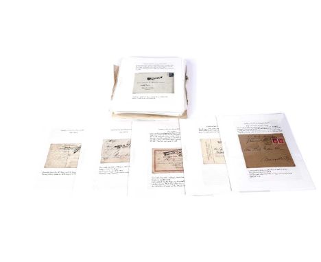 An interesting and extensive collection of Newcastle on Tyne and surrounding area postal history and covers, to include: Ship