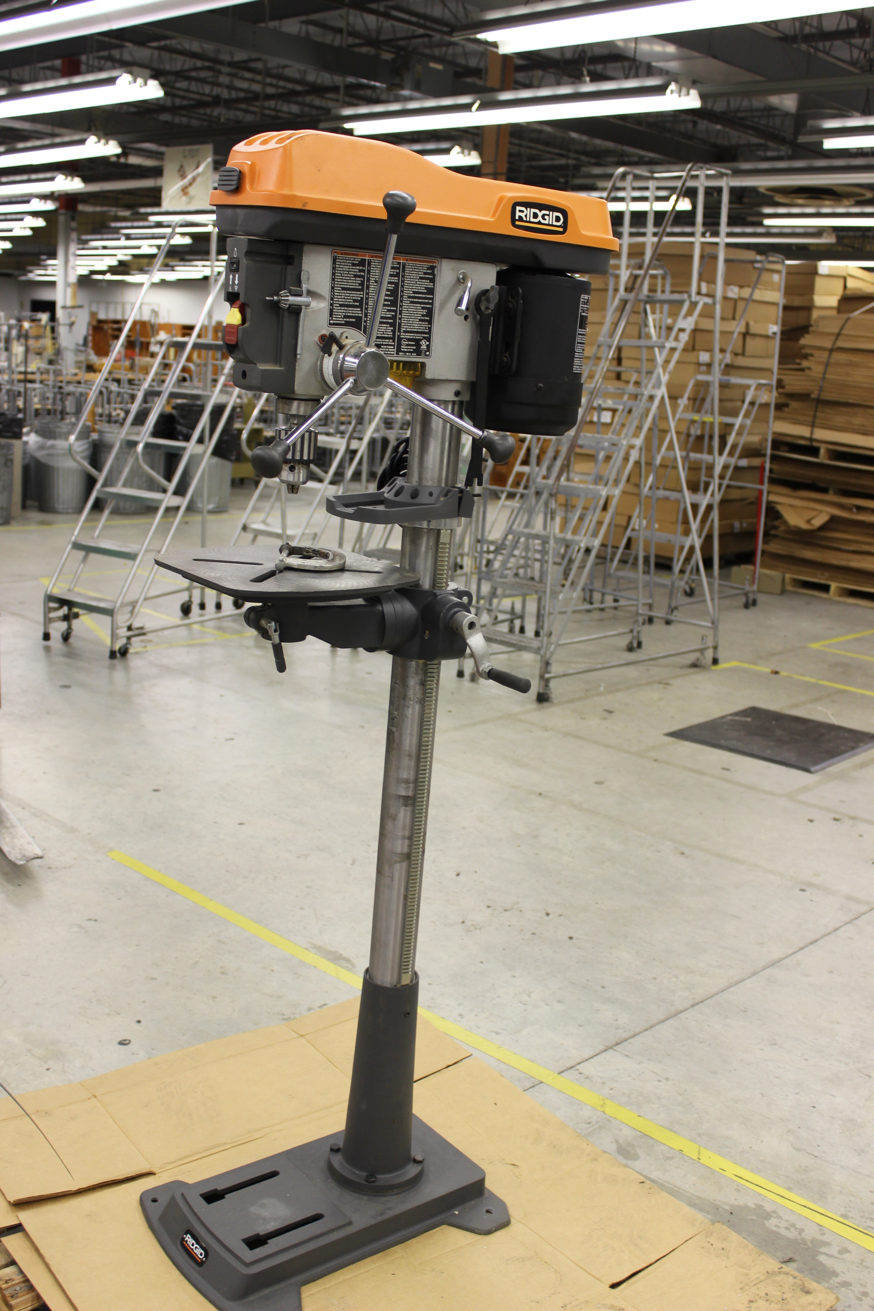 RIDGID DRILL PRESS MODELDP15501, SR/MFG AM034919570,