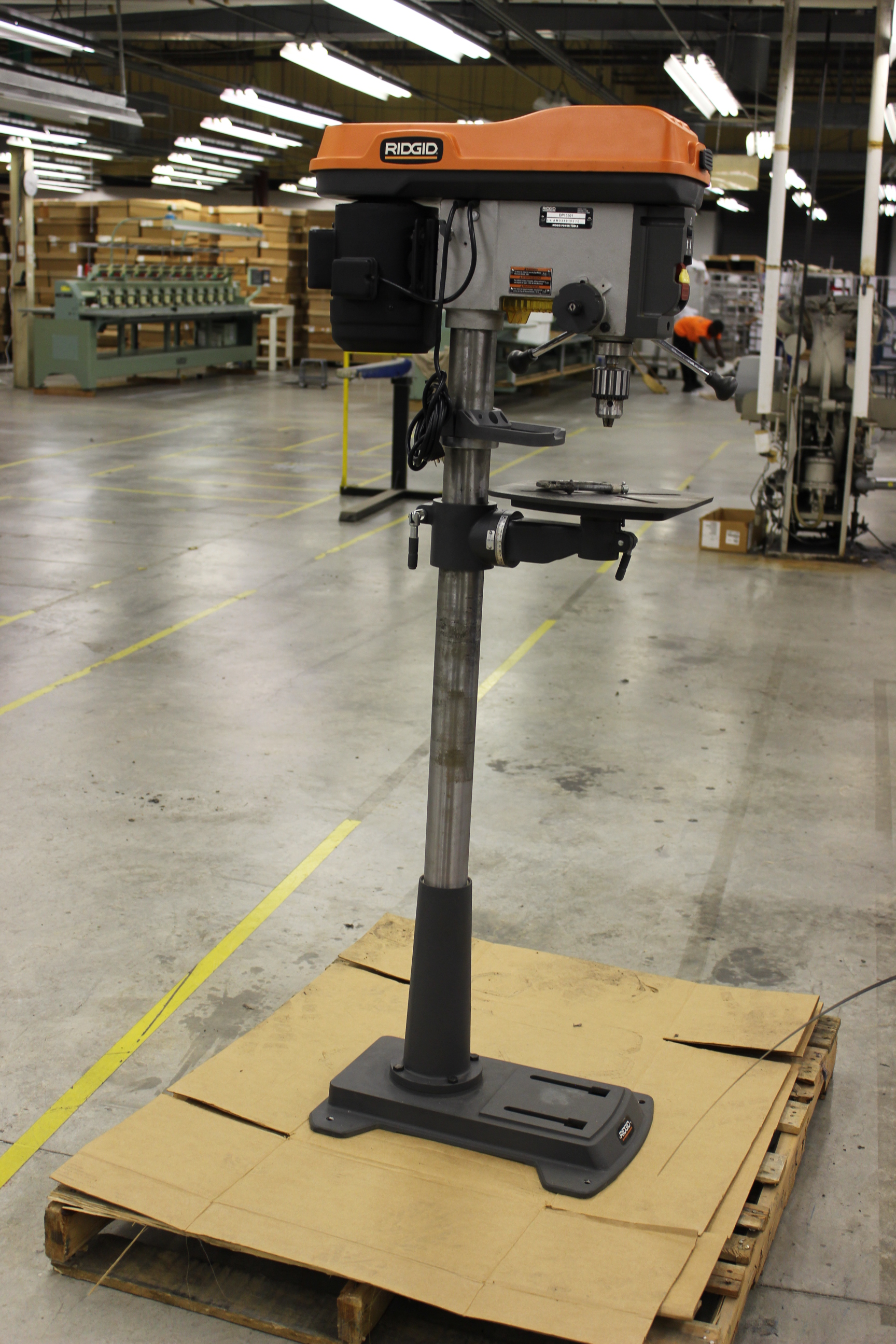 RIDGID DRILL PRESS MODELDP15501, SR/MFG AM034919570,