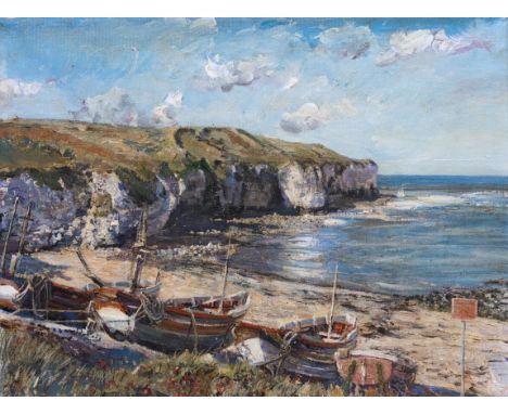 AF Watson (British late 20th century), ‘Flamborough Head, (North Landings)’, ‘Robin Hood’s Bay’, ‘Catbell’s from Derwent Wate