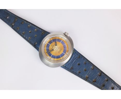 A ladies Omega Dynamic stainless steel manual wrist watch, c.1972, movement no. 27850817, the signed, circular 19mm. gold dia