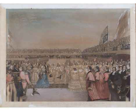 Lieutenant Edward Parker Bedwell (fl.1828-1882)., “The Reception of Her Majesty the Queen and his Royal Highness Prince Alber