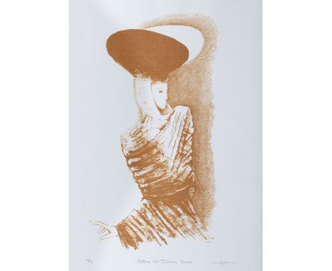 Philip Jackson CVO, DL (British, b. 1944), Study for Donna Anna, limited edition print on wove paper with deckle edge, 42/75,