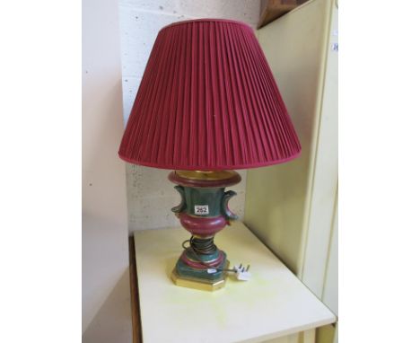 Large table lamp with shade