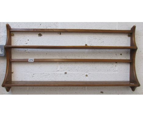 Blonde elm Ercol plate rack
