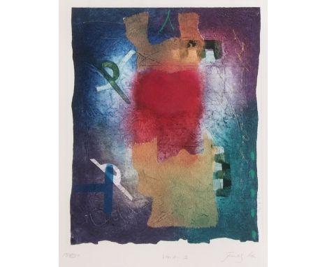 AR JAMES COX (20th century) "Viola I" mixed media, signed, numbered 188/250 and inscribed with title in pencil to lower margi