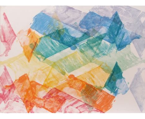 AR MARK LANCASTER (born 1938) "Impressionist III" coloured print, signed, dated 71 and numbered 29/30 in pencil to lower righ