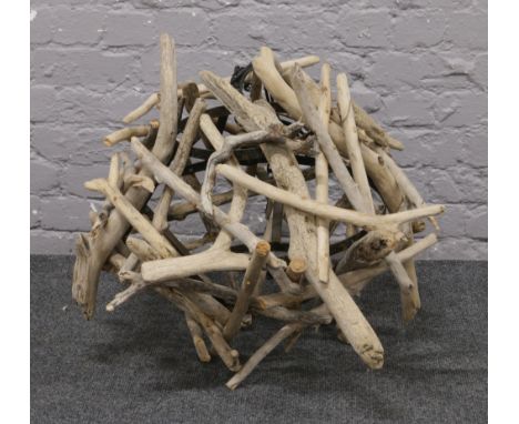 A driftwood hanging pendant centre light.