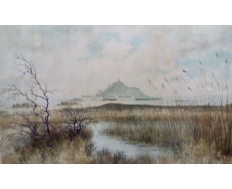 Limited Edition Framed Jeremy King Lithograph titled 'St. Michael's Mount' Signed in pencil with COA from Christies