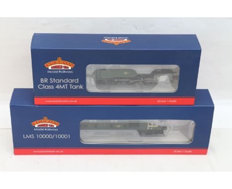 Bachmann Branchline OO gauge model railways including 31995 diesel locomotive 10000 LMS green with orange and black lining an