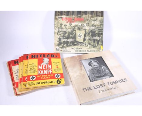 Hitler's Mein Kampf magazine published in 18 weekly parts by Hutchinson and Co Publishers Ltd, Imperial War Museum WW2 Victor