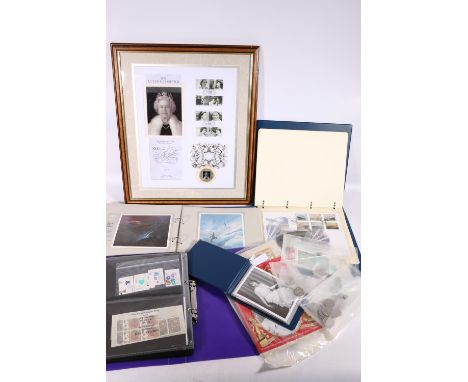 Royal Mint HM Queen Elizabeth II Equanimity A New Royal Portrait framed display containing a silver medal, hologram portrait 