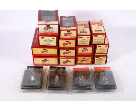 First Gear Inc, eighteen Britains Redcoats History of the British Army series metal models including 44001, 44004, 44015, 440