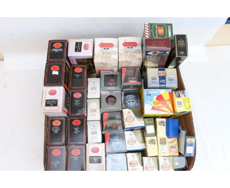 Forty-two collectable model vehicles including fourteen Exclusive First Editions EFE, nine Original Omnibus, five Matchbox Di