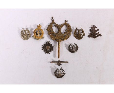 Gordon Highlanders gilt metal badge topped bottle opener, a Gordon Highlanders By Dand Association white metal badge by Thoma
