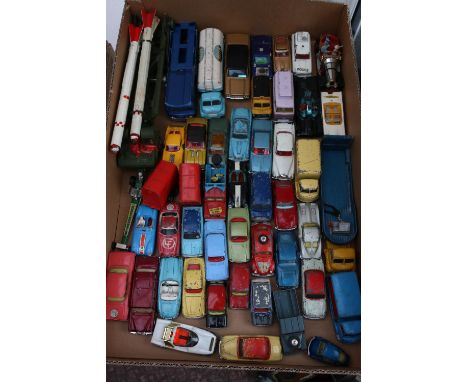 Corgi Toys diecast model vehicles including 1113 Corporal Erector Vehicle, Ecurie Ecosse Racing Car Transporter, Big Bedford 