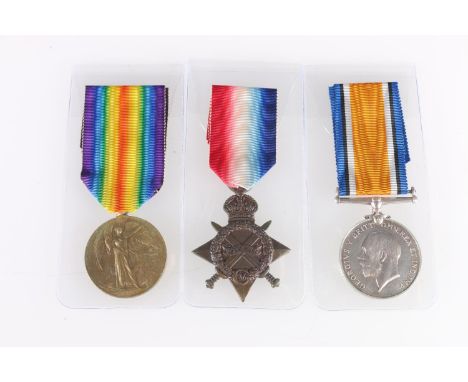 Medals of 3/3720 Serjeant Thomas Rutherford of D Company 9th Battalion Black Watch (Royal Highlanders) who was killed in acti