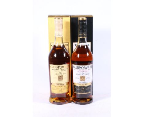 GLENMORANGIE The Nectar D'Or 15 year old Sauternes cask finish Highland single malt Scotch whisky 46% abv 70cl and GLENMORANG