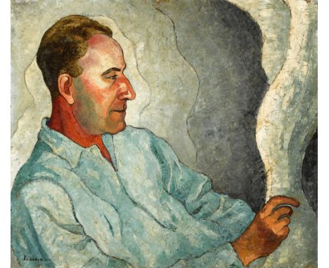 Gérard Laenen (Belgian, 1899-1980) PORTRAIT OF MAURICE COLLIS oil on canvas signed lower left Maurice Collis was born in Dubl
