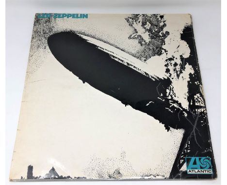 Led Zeppelin - Led Zeppelin, Atlantic Records 588 171, UK 1969 stereo album with turquoise lettering to sleeve, with internal