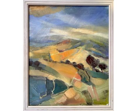 ELIZABETH HAINES (b. 1945) oil on board - entitled 'November Light', signed, 52 x 35cmsGallery Price: £1100Auctioneer's Note: