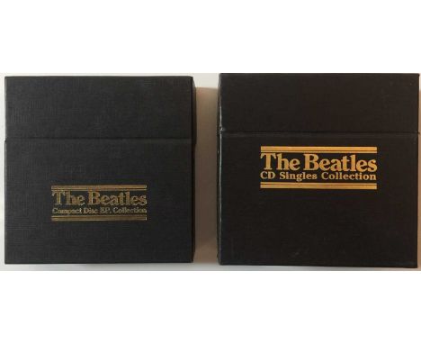 THE BEATLES - CD SINGLES/EP BOX SETS. Ace pack of 2 x CD box sets. Titles are CD Singles Collection (CB BSCP 1, 22 CD set - e