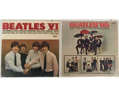 THE BEATLES - BEATLES '65 AND VI LPs (ORIGINAL US MONO PRESSINGS - SUPERB COPIES). More super clean US mono originals with th